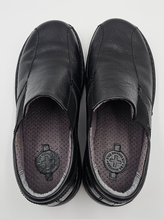 Dr. Martens Tevin Slip On Black Leather Loafer Comfort Shoes Men\'s 10 Women\'s 11 main image 4
